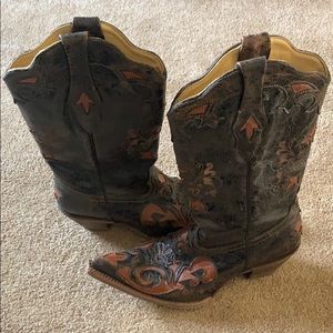 Like New Corral Leather Boots 9.5